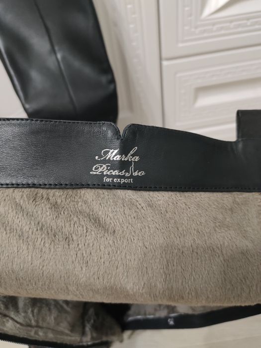 Кожаные сапоги Marka Picasso