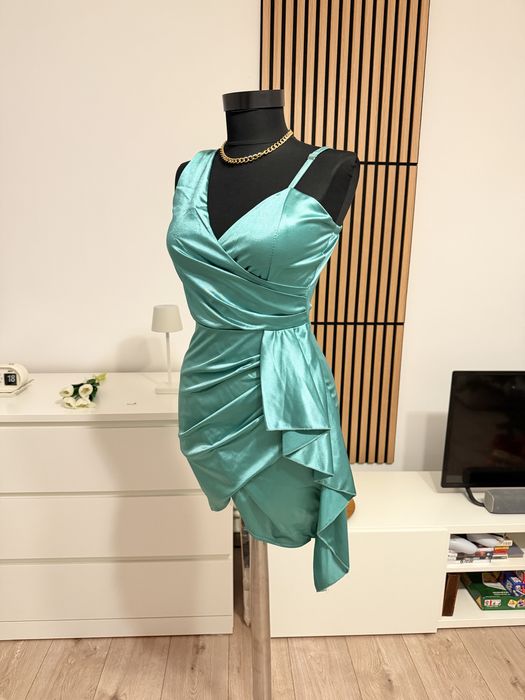 Rochie turcoaz marime XS de ocazie noua
