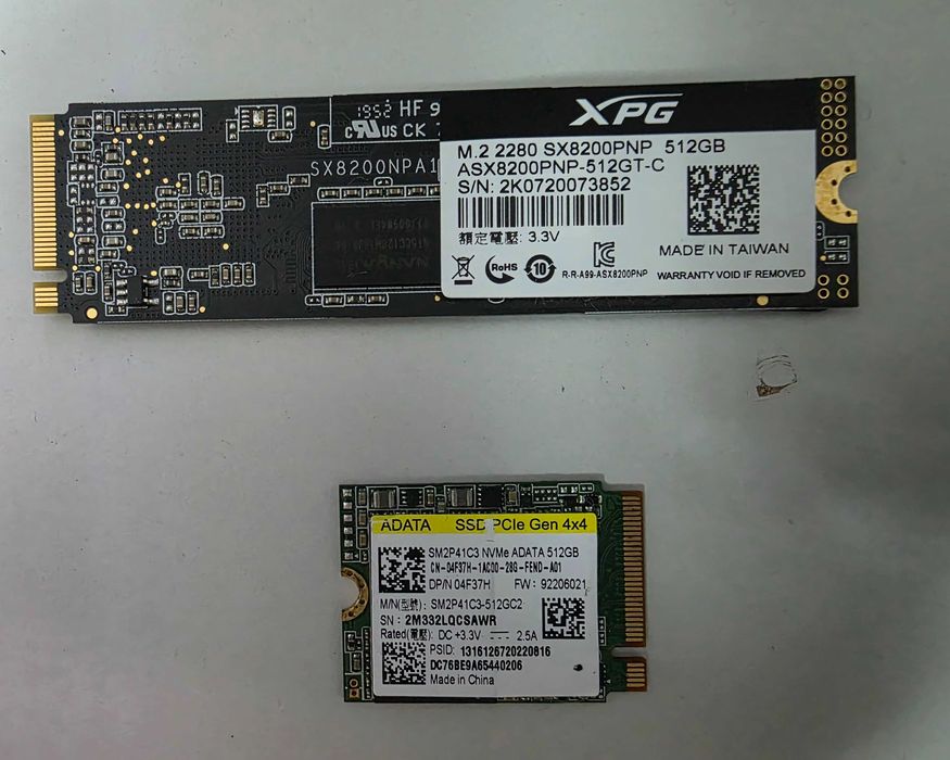 SSD M.2 NVMe 512GB ADATA 2230 si 2280