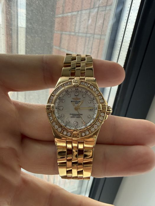 Breitling Starliner fulll GOLD 18k Diamonds