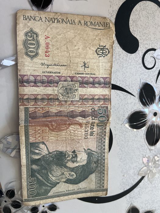 Vand bancnota 500 lei vechi
