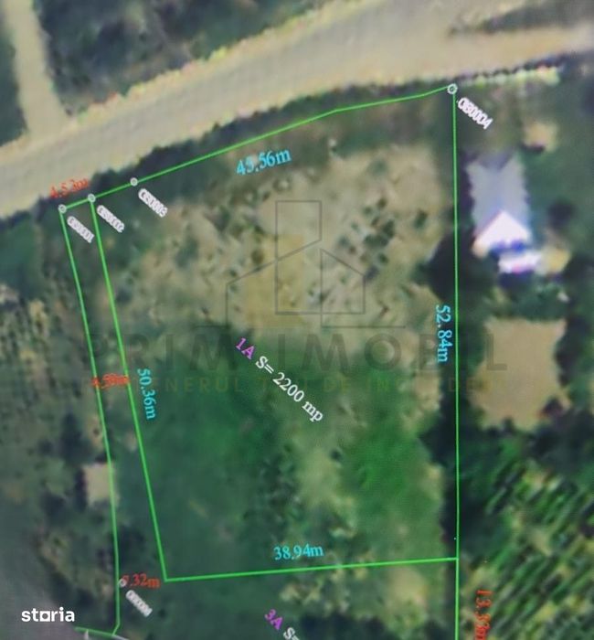 Teren in Goruni comuna Tomesti 12 km de rond Podu Ros - 2400 mp