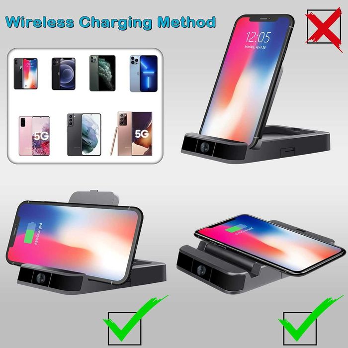 Шпионска камера Wifi OTADUG скрита в безжично зарядно