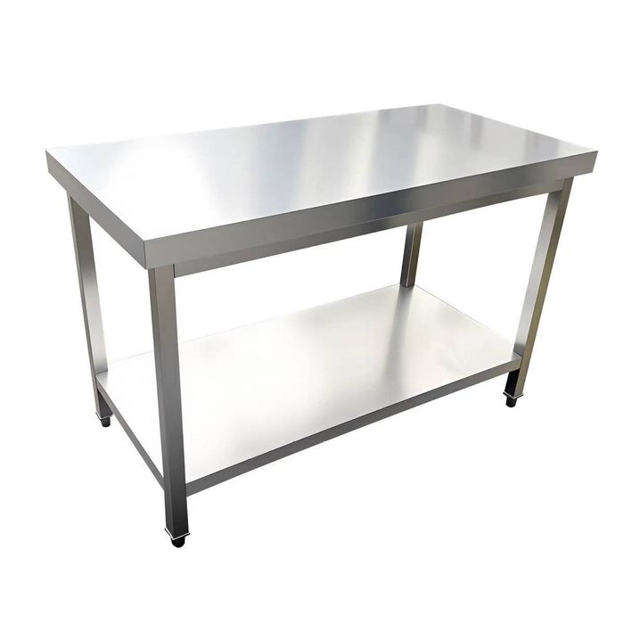 Стол Нержавейка  с полкой