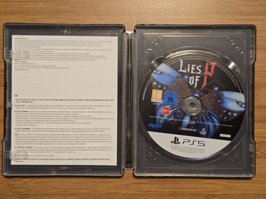 Lies of P Deluxe Edition PS5 Steelbook
