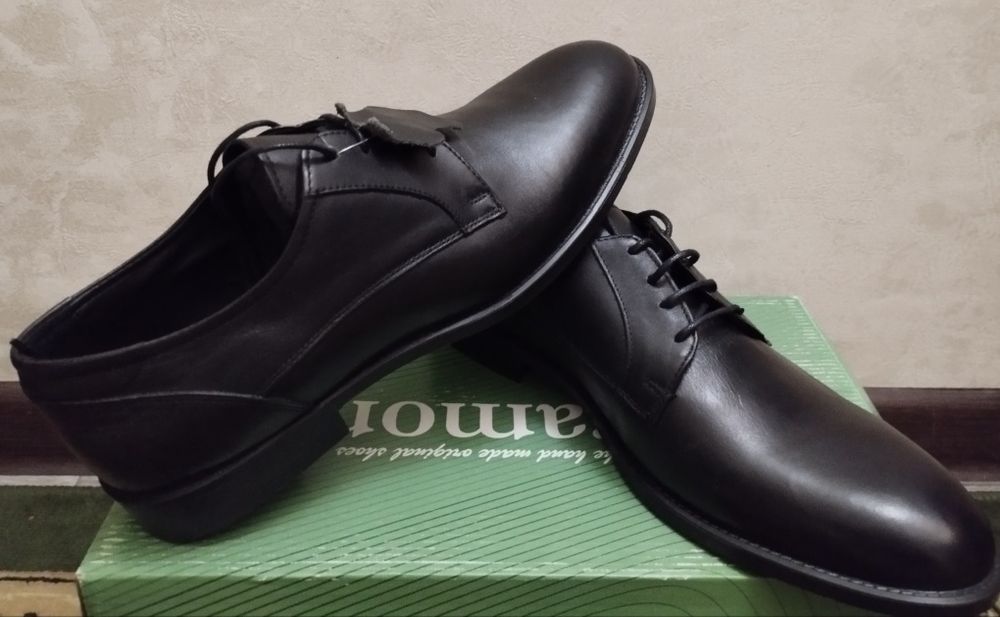 Мужские турецкие туфли.Натуральная кожа