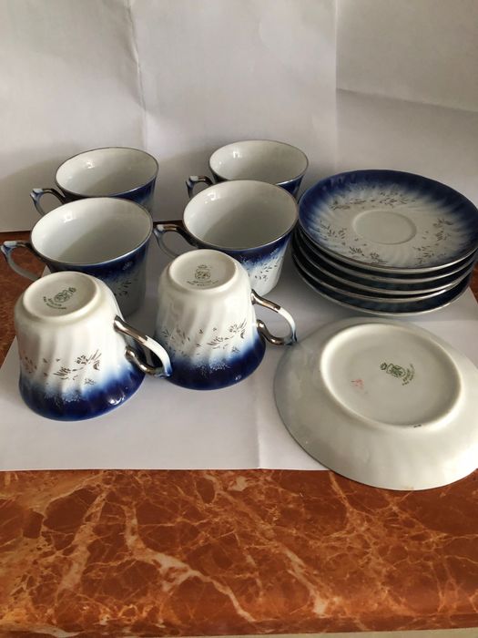 Set cești de cafea , portelan Albă Iulia , stare perfecta