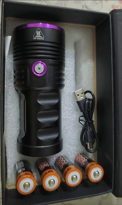 UV 365 фонарик на 100w для обнаружения краски