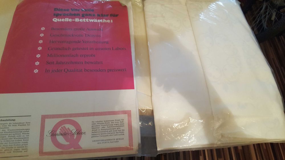 Set lenjerie alba calitate  bumbac noi