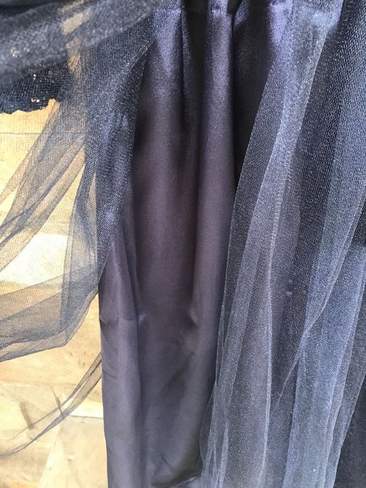 официална дълга рокля 140р + подарък подходяща фиба