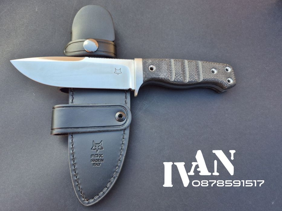 Нож-Fox FX-103 MB-Niolox Black Yute Micarta