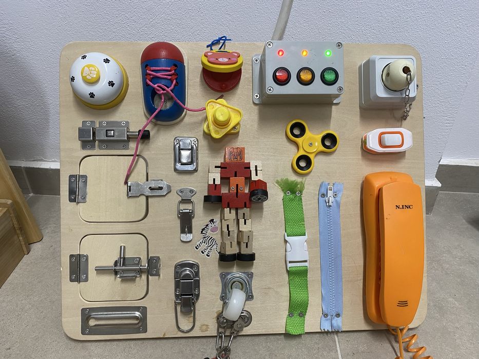 Дървена активна дъска за деца