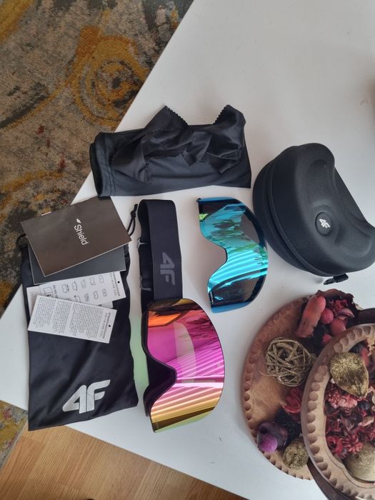 Vand ochelari schi 4F PRO, MAGNETIC, 2 LENTILE