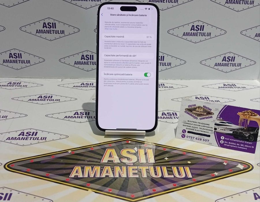 iPhone 14 Pro Max, 128 Gb, 91% baterie