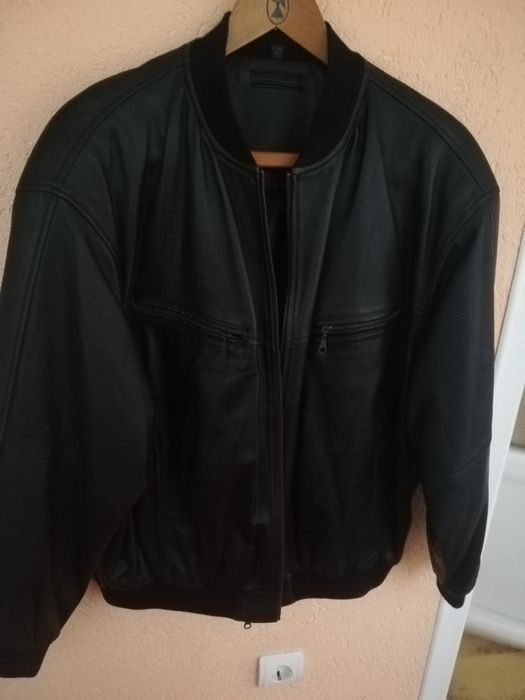 Geaca piele bărbati Real Leather Xl Bomber
