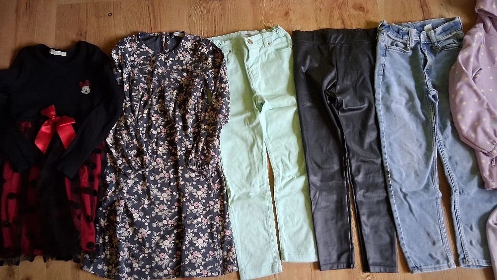 Дрехи за момиче ръст 122см пролет есен