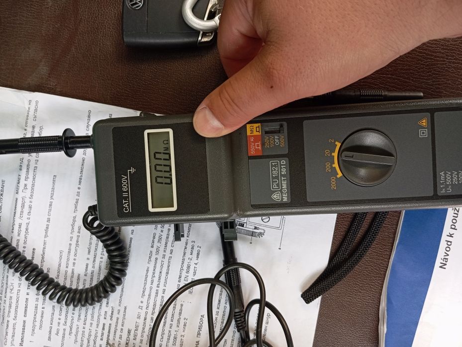 Мегаомметър, Мегер PU 182.1