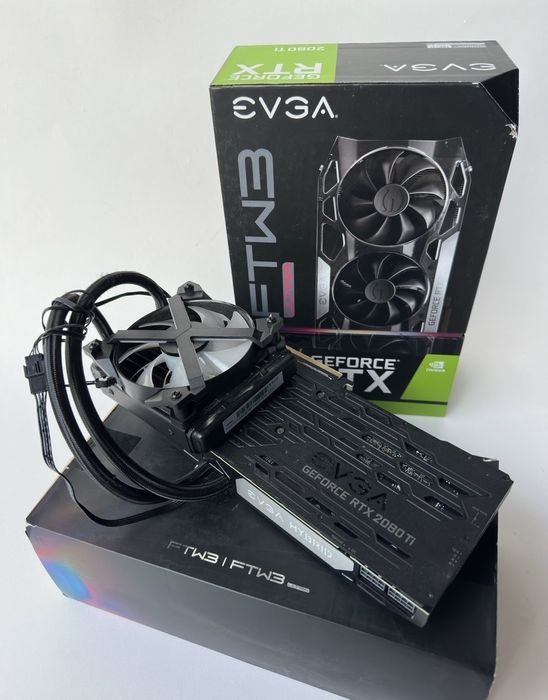3м Гаранция! RTX 2080 Ti 11GB EVGA FTW3 Ultra Hybrid