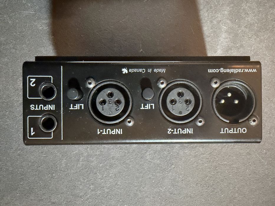 Radial Mix 2:1 mixer pasiv