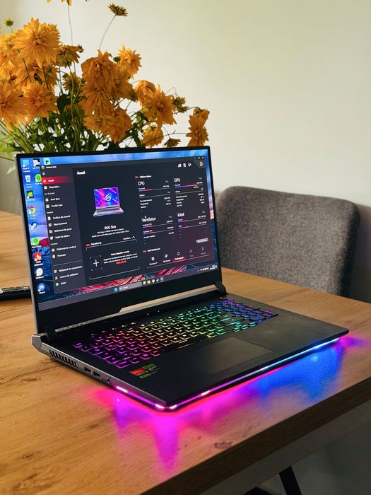ASUS ROG G17 Gaming Laptop – Ryzen 9 7940HX / RTX 4060 / Amd Radeon Graphics /32GB DDR5 / 1TB SSD / 2560x1440 QHD 240Hz + CADOU Tastatură & Mouse