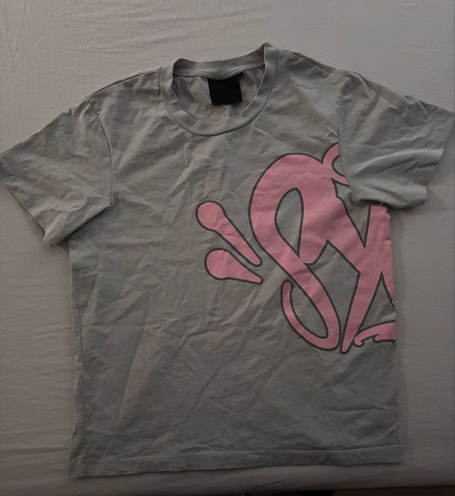 SYNA T-shirt gray and pink