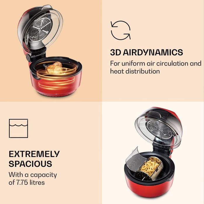 Klarstein VitAir Smart 1400W Фритюрник с горещ въздух