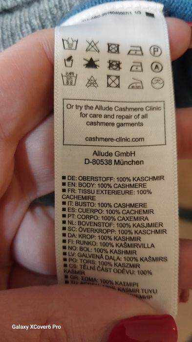 Пуловер ALLUDE. 100% кашмир размер М/S.