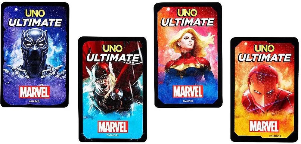 Карти за игра UNO Mattel Оригинални Уно Disney Marvel - 3 вида