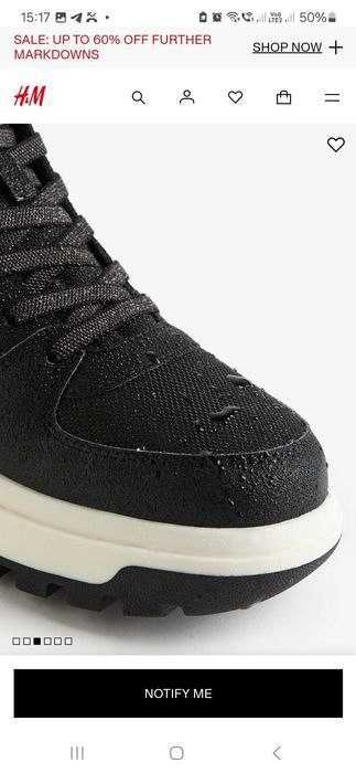 Ботинки детские h&m