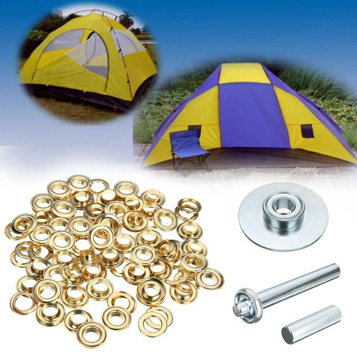 Dispozitiv fixare capse + 100 capse pt prelata, cort folie Noi!!