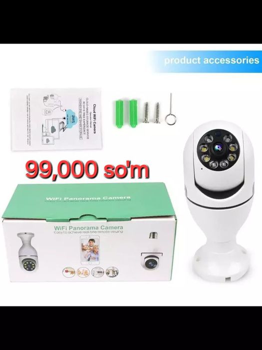 Wifi smart camera uy va ofes uchun kamera