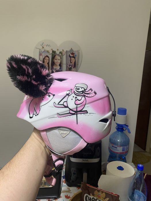 Vand casca shi pt copii  52-54 cm si bete 95 cm