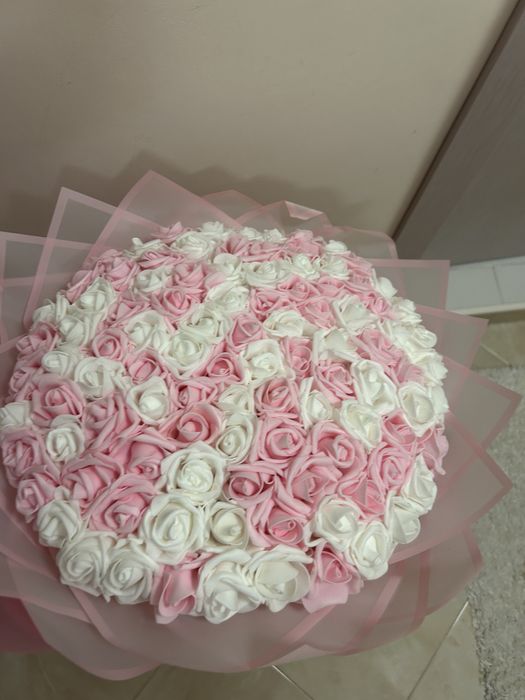 Вечен букет 101рози