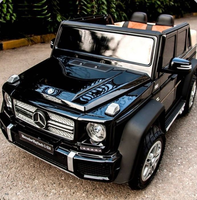 Акумулаторна G Class Mercedes - detski.bg Акумулаторен джип Mercedes G650 Maybach 4x4 12V,MP3, с меки гуми