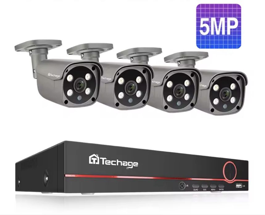 Camere Supraveghere Video KIT Complet 4-8 sau 12 CAMERE Supravegere .OFERIM MONTAJ IN TOATE ORAȘELE .Garantie 3 ani !!