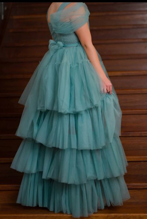 Rochie eleganta turcoaz