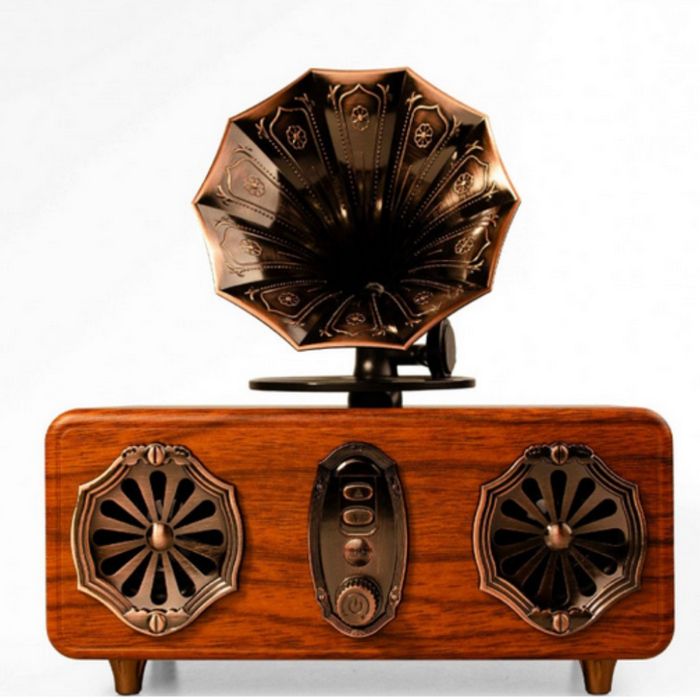 Bluetooth радио колонка AS36, 2x5W, 1800mAh – ретро и мощна