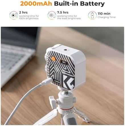 Нова Професионална RGB Фотографска Светлина 2500K-9900K с 21 Ефекта за снимки