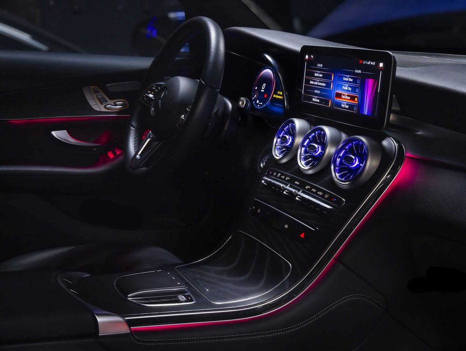 Grile Ventilatie Iluminate 64 culori Mercedes C-Class / GLC Fata/Spate