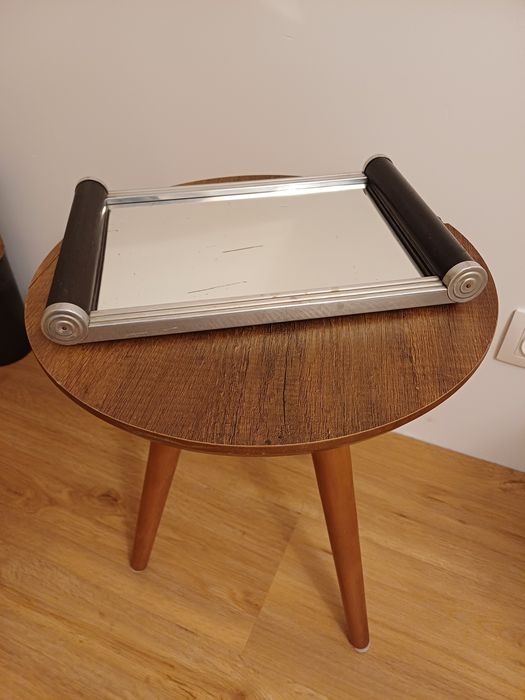 Accesoriu decorațiune vintage colectie sticla lemn Franța 1930