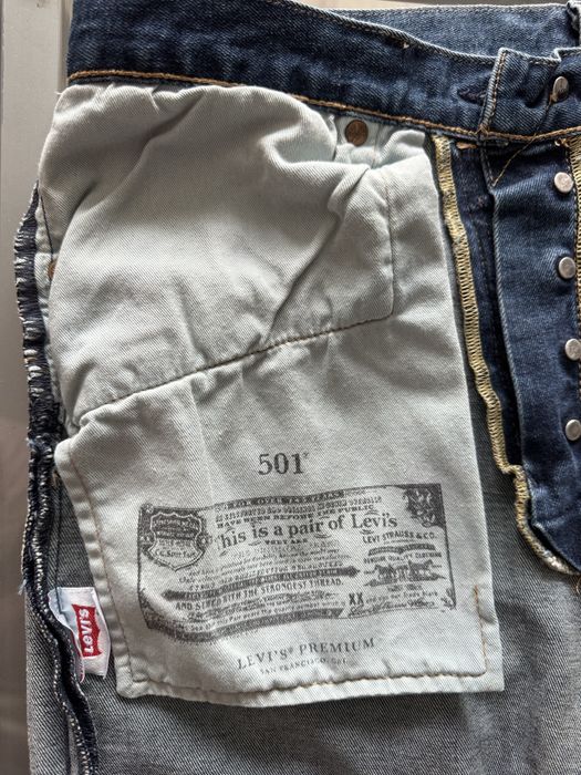 Blugi originali Levis 501, noi, marime L