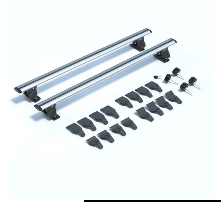 Греди за кола, Напречни греди, Алуминиеви, 130см.