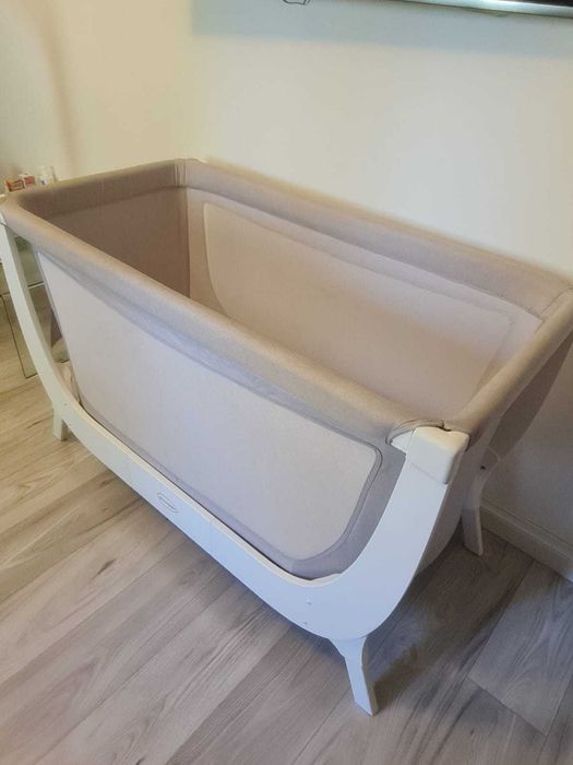 Pat Pătuț copii bebeluși Shnuggle Air Crib + Kit Conversie 2 in 1