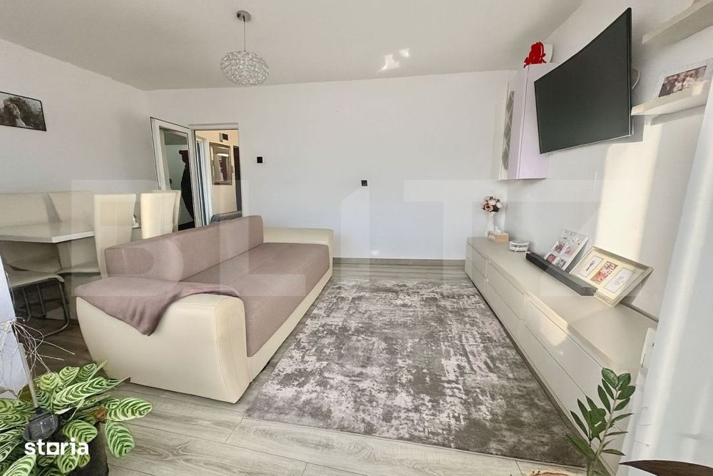 Apartament modern 3 camere recent finisat si mobilat