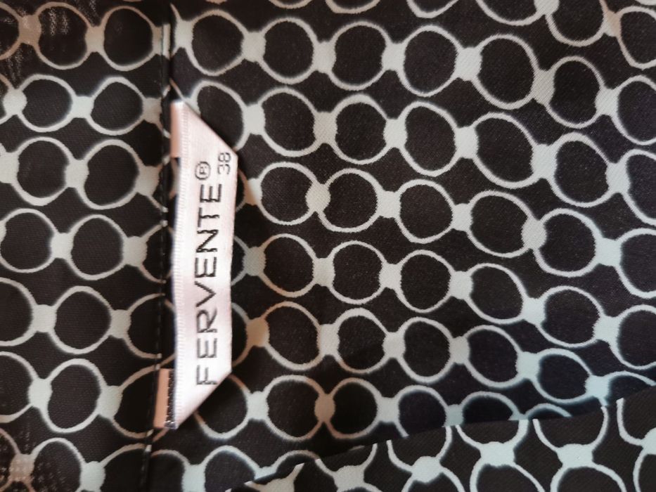 Rochie midi neagra cu buline