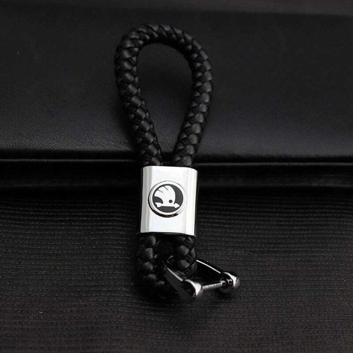 Ключодържател SKODA луксозен - кожа ШКОДА