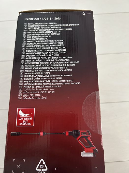 Aparat de spalat cu presiune portabil Einhell Hypresso Nou