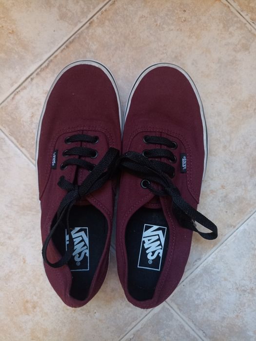 Vans Maroon Authentic Lace Up, N38
