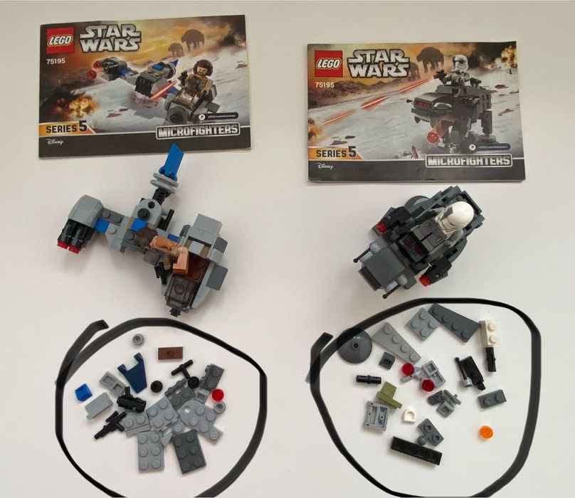 LEGO Star Wars, MicroFighters, 75195: Ski Speeder vs.Walker al Ord.1
