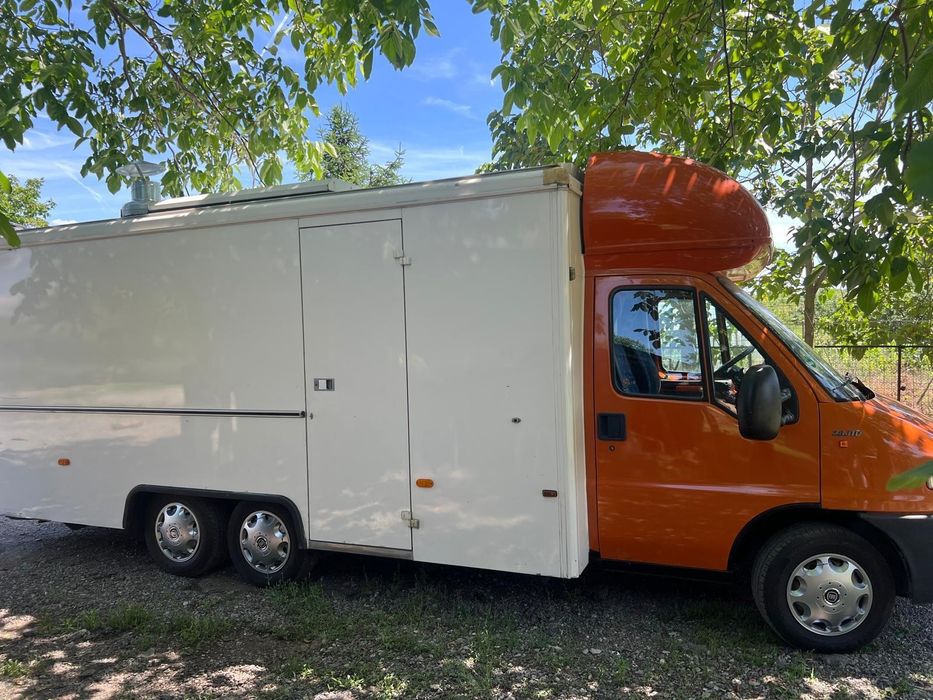 Fodtruck Autorulota  Fiat ducato - dotari - vitrina rece hota xxl - imbiss fodtruck